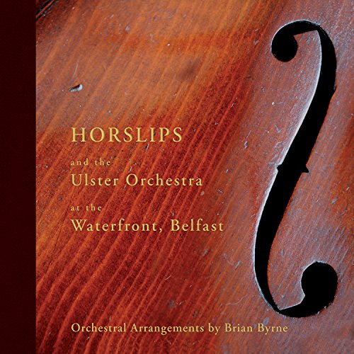"CD cover featuring a violin body with yellow text and a black spine."
