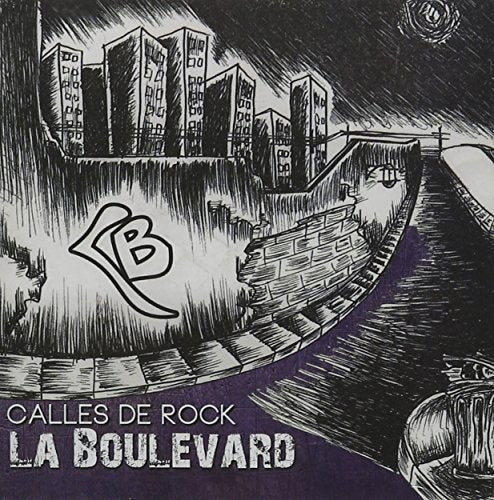 CD cover: black and white cityscape with graffiti and piano keys.