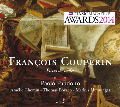 CD cover with old maps and books, featuring "François Couperin" in white text.