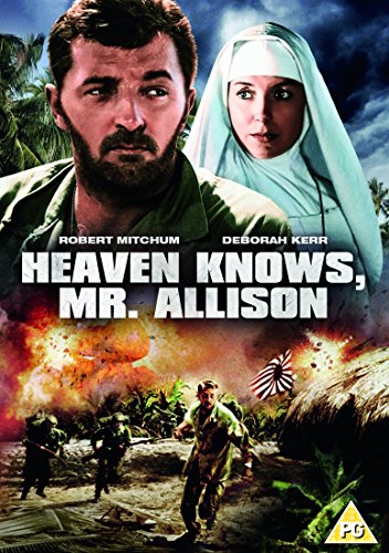 “Heaven Knows, Mr. Allison” DVD cover featuring Robert Mitchum and Deborah Kerr.