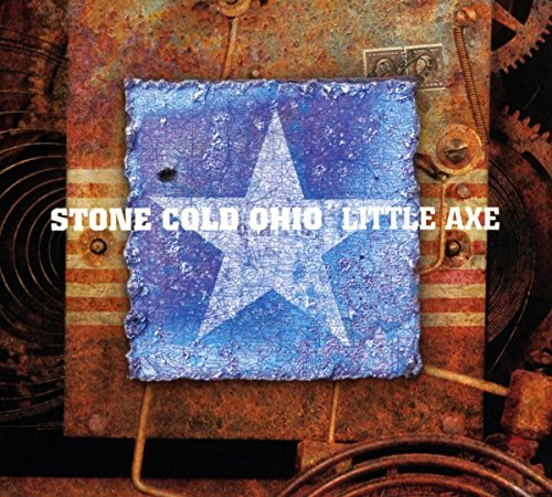 CD cover for Little Axe’s “Stone Cold Ohio” with a blue star.