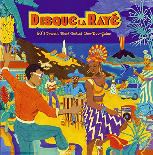 Colorful album cover depicting musicians and dancers in a tropical setting.