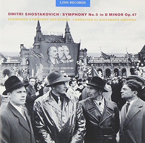 Black and white CD cover with men in coats and hats, and a crowd.