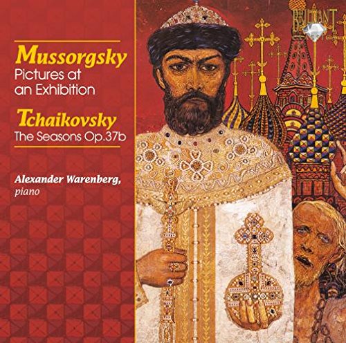 "CD cover featuring a bearded man in ornate white and gold robes against a red background."