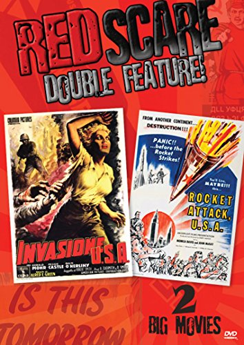 DVD cover for "Red Scare Double Feature" with movie posters.