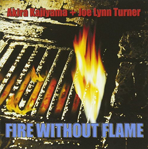CD cover with flames rising from a metal grate, text reads "Fire Without Flame".