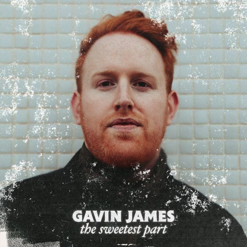 Gavin James album cover featuring a portrait of the singer against a tiled wall.