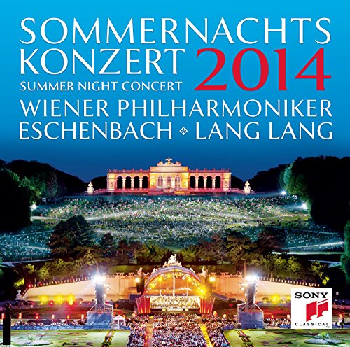 "CD cover with a nighttime concert scene and 'SOMMERNACHTS KONZERT 2014' text."