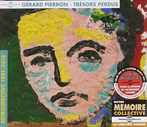 CD cover: colorful, abstract portrait of a man’s face.