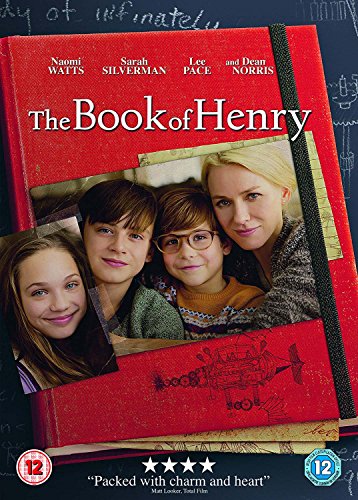 The Book of Henry" DVD cover featuring Naomi Watts and child actors.