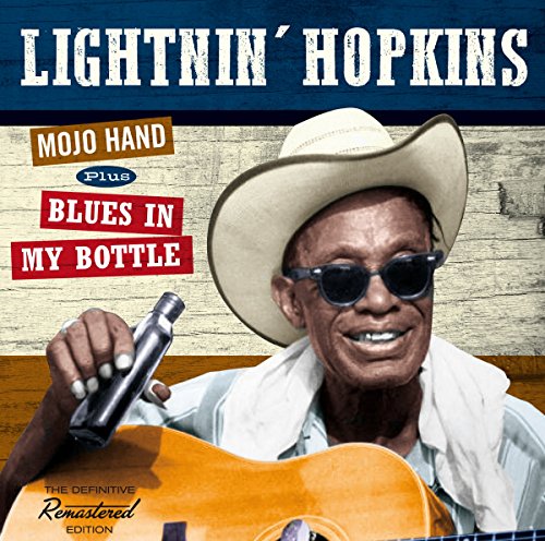 Lightnin' Hopkins album cover featuring a portrait of the blues musician.