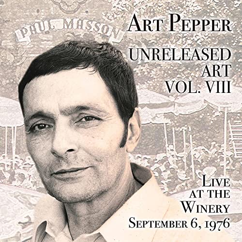 CD cover featuring a portrait of Art Pepper with text details.