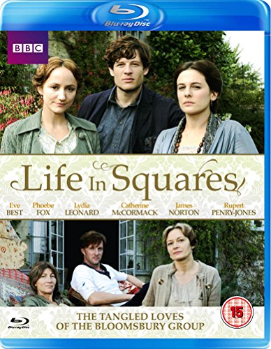 Blu-ray cover for Life in Squares featuring portraits of the cast members.
