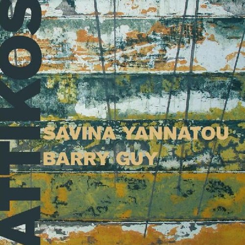 CD cover for Savina Yannatouās āAttikosā with abstract, textured artwork.