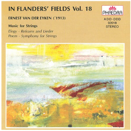 CD cover for "In Flanders Fields Vol. 18" featuring abstract landscape art.