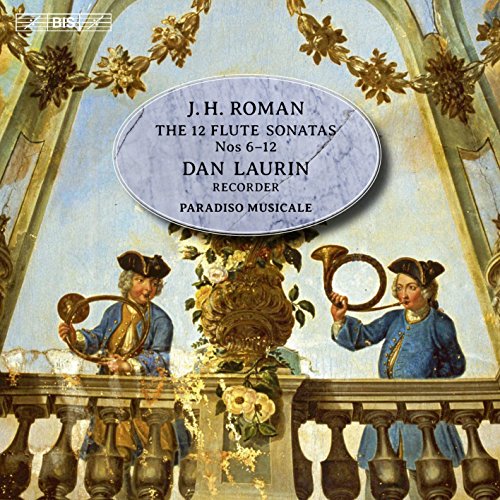 CD cover with 18th-century painting of two men playing flutes on a balcony.