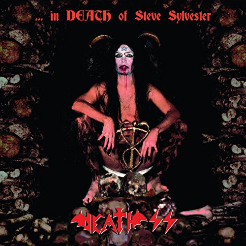 Album cover: horned figure amidst skulls, with band name "Death SS" below.