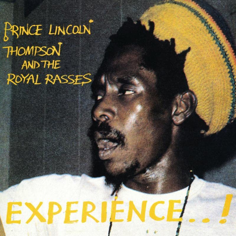 Album cover featuring a portrait of Prince Lincoln Thompson with dreadlocks.