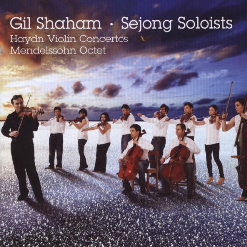CD cover featuring Gil Shaham and the Sejong Solists playing string instruments.