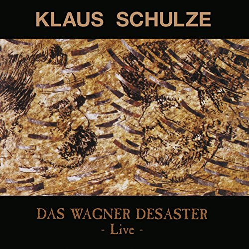 CD cover for Klaus Schulze’s “Das Wagner Desaster” with abstract brown textures.