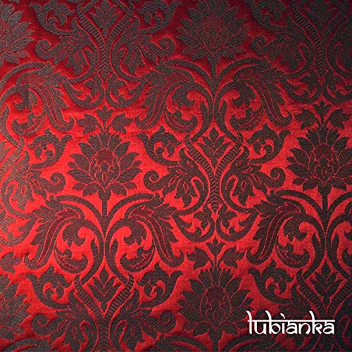 Red and black patterned vinyl record cover with “Lubianka” text.