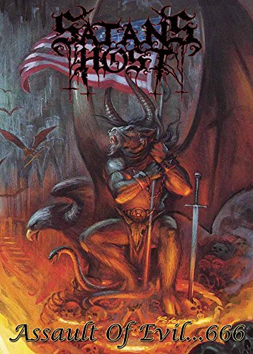 DVD cover featuring a horned demon figure with a sword, fiery background.