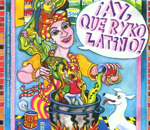 CD cover: colorful illustration of a woman cooking in a large pot.