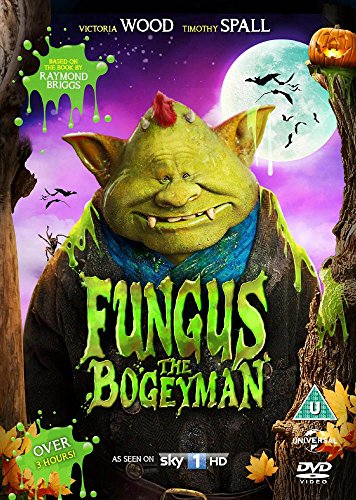 DVD cover art featuring a green, goblin-like creature titled Fungus the Bogeyman.