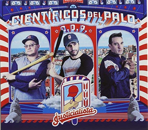 CD cover featuring three men with baseball bats and a cityscape.
