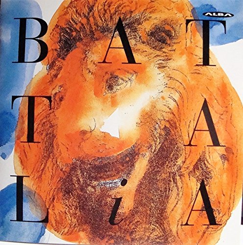 CD cover with a painted lion’s face and bold lettering.
