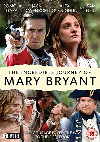 DVD cover for "The Incredible Journey of Mary Bryant" with historical figures and actors.