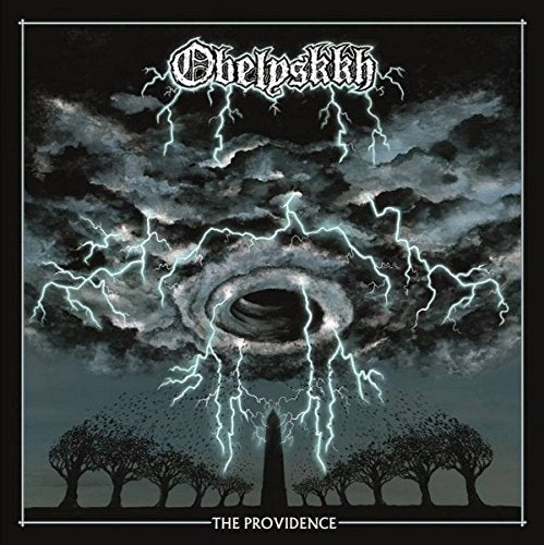 Vinyl album cover: stormy sky with lightning and a dark vortex.