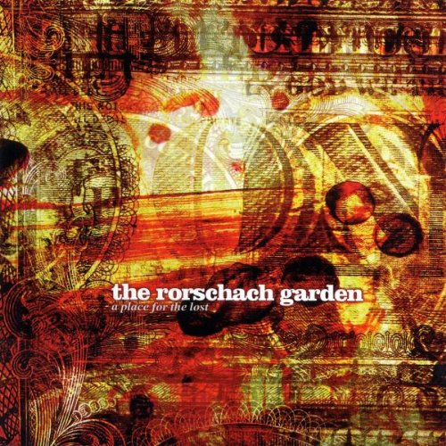 CD cover for “The Rorschach Garden - A Place For The Lost”, abstract art.