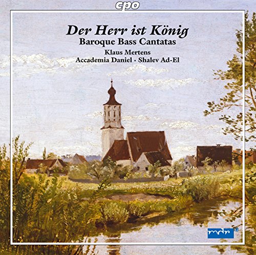 "CD cover featuring a serene landscape with a church and pond."