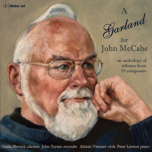 CD cover featuring a painted portrait of a bearded man with glasses.