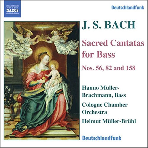 A CD cover featuring a church ceiling image with text "Johann Sebastian Bach".