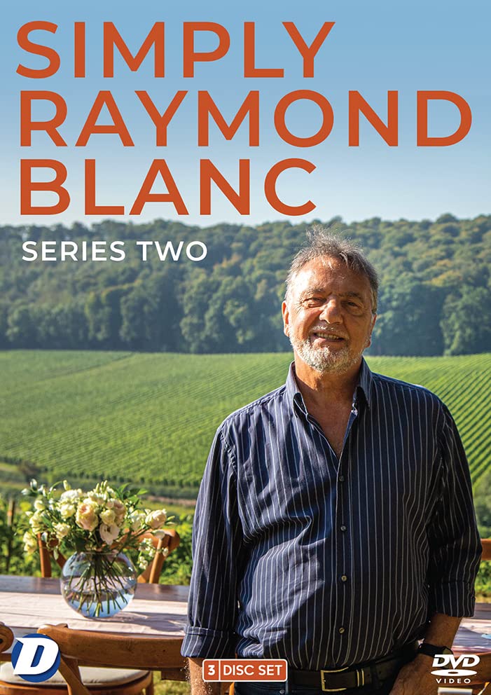 DVD cover for “Simply Raymond Blanc: Series 2” featuring the chef.