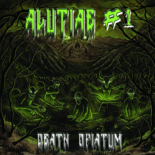 Green-toned album cover depicting a graveyard scene with ghostly figures.
