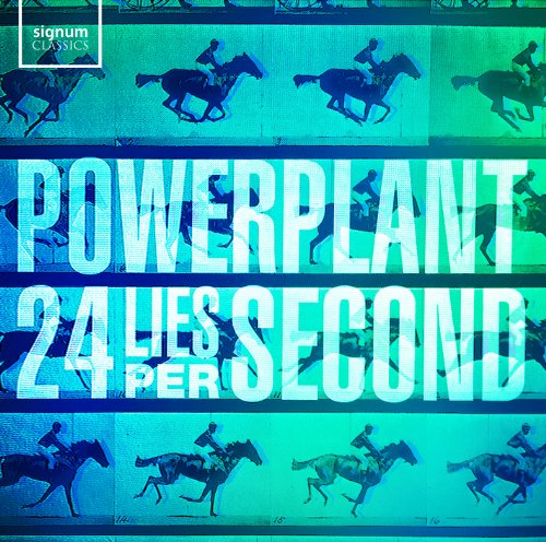 CD cover for “24 Lies Per Second” featuring sequential horse images.