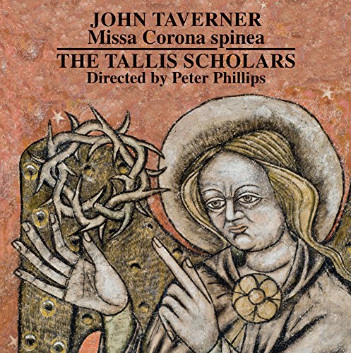 "CD cover with medieval illustration of Jesus Christ wearing a crown of thorns."