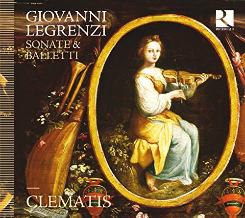 A CD cover featuring a painting of a woman playing a violin.
