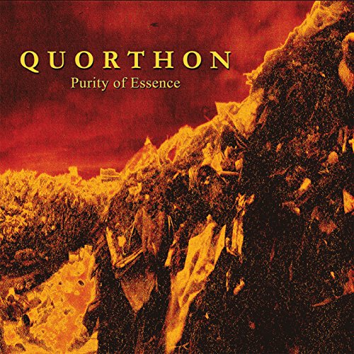 Vinyl album cover for Quorthon’s “Purity Of Essence” with a battlefield scene.