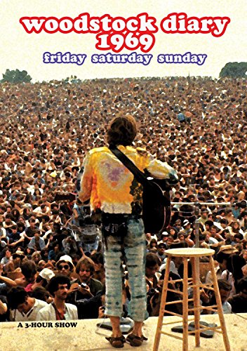 DVD cover featuring a musician performing to a large crowd at Woodstock in 1969.