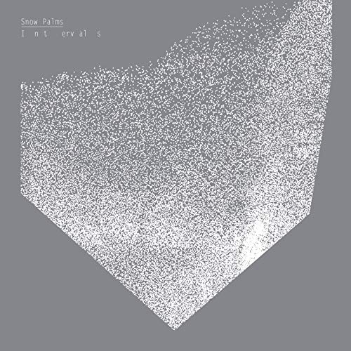 CD cover for Snow Palms’ “Intervals” with a speckled, geometric design.