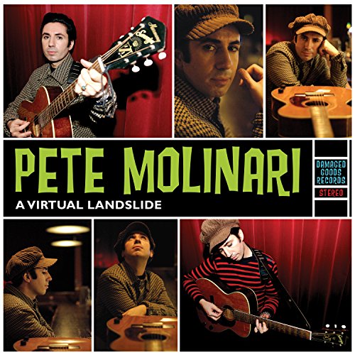 CD cover for Pete Molinari’s “A Virtual Landslide” featuring collage portraits.