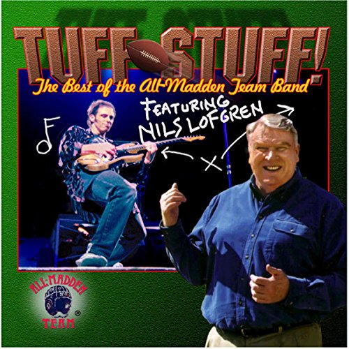 "CD cover featuring Nils Lofgren, one playing guitar, the other smiling, on green background."
