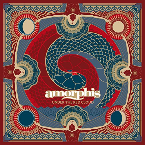 "Album cover art featuring a snake surrounded by intricate patterns and celestial elements."