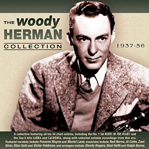 CD cover featuring sepia-toned photo of Woody Herman in a suit.