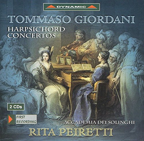 CD cover featuring a classical scene with a woman playing a harpsichord.
