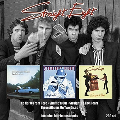 CD cover for Straight Eight featuring band photo and album art.